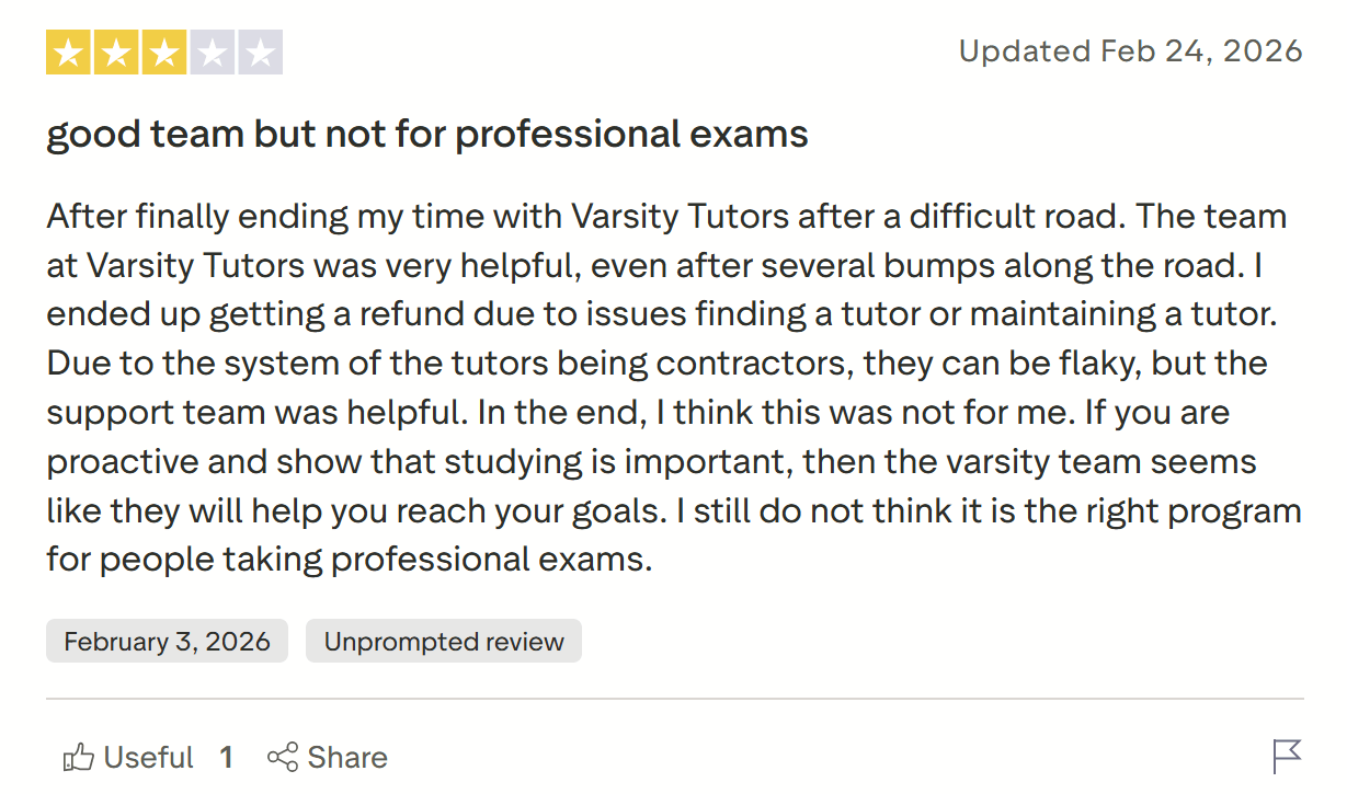 Why To Cancel Varsity Tutors Reddit & Trustpilot Reviews