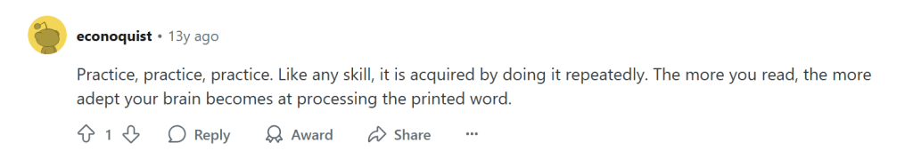 How to increase reading speed for students by practicing reading on a daily basis