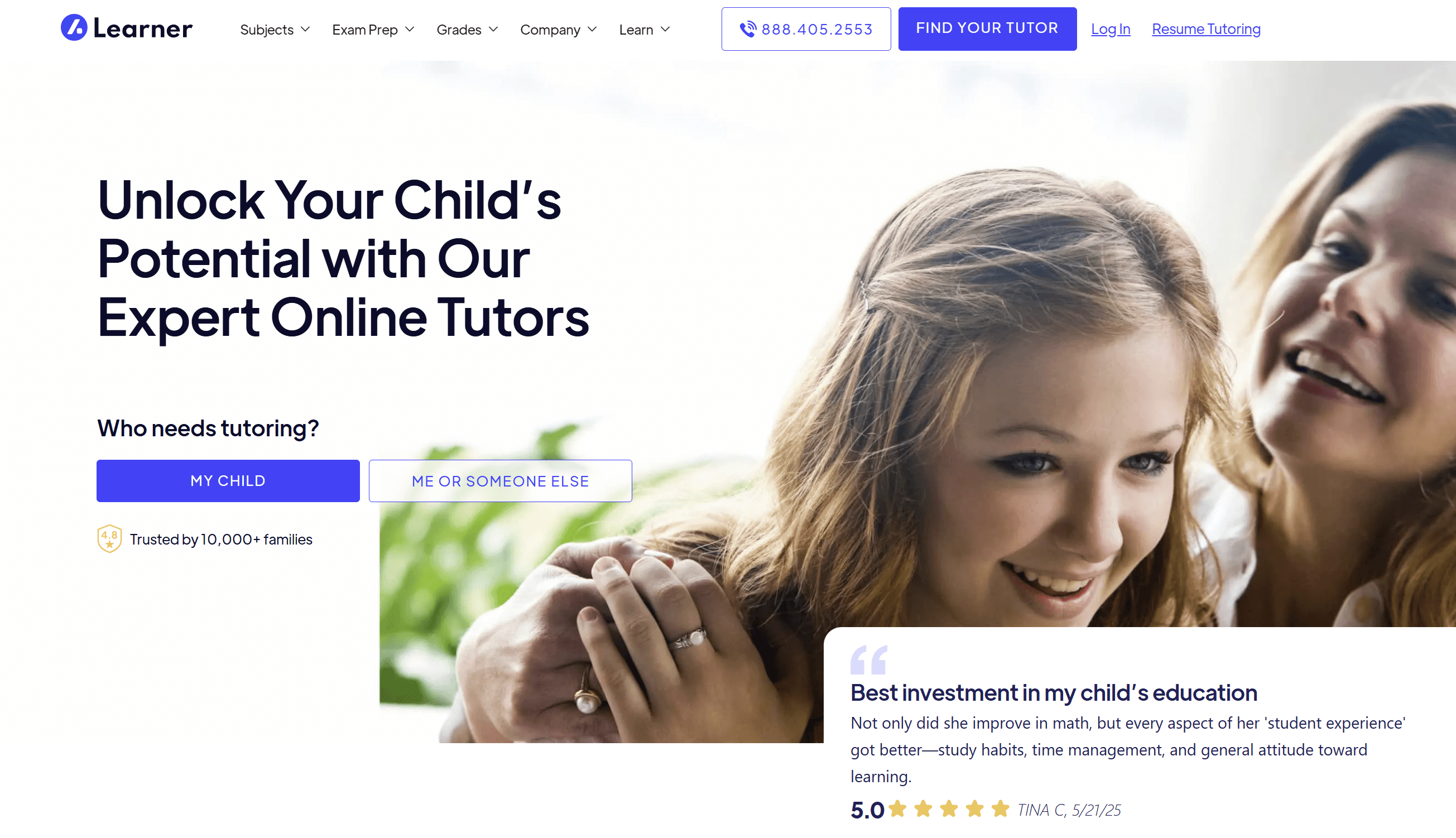 How much does Learner tutoring cost?