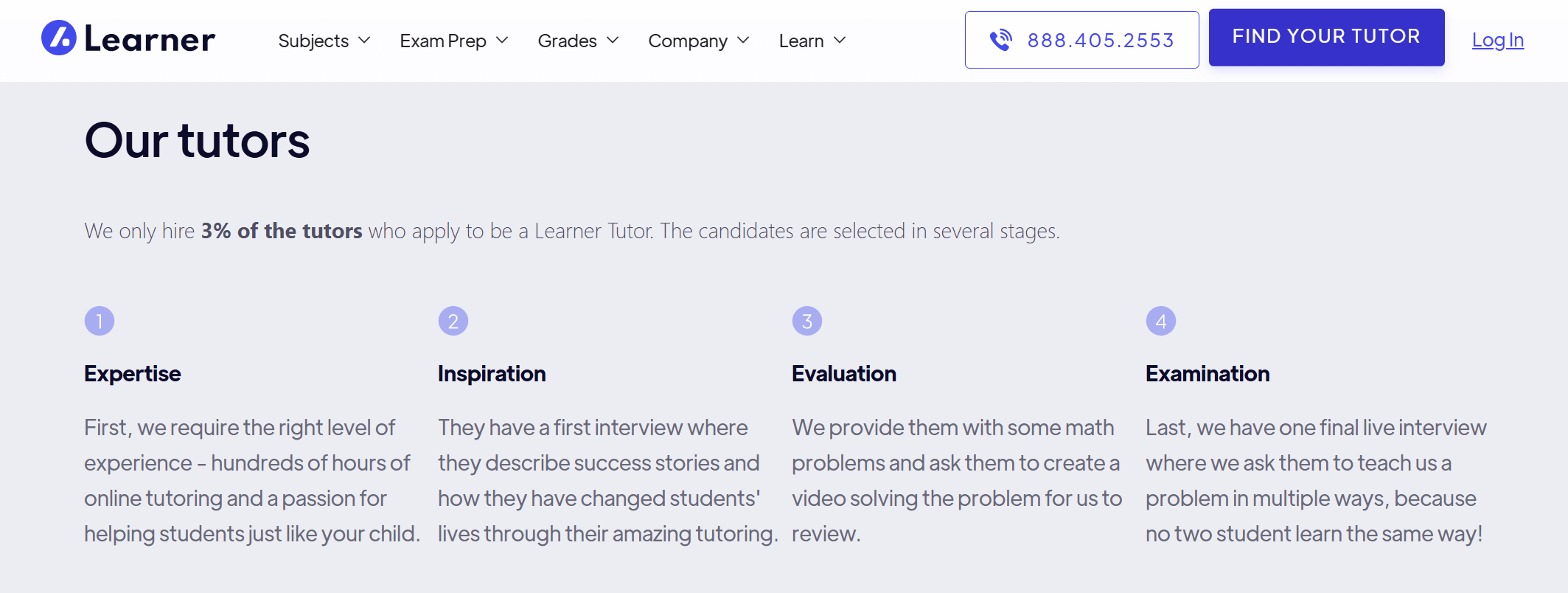 Learner tutoring cost per class