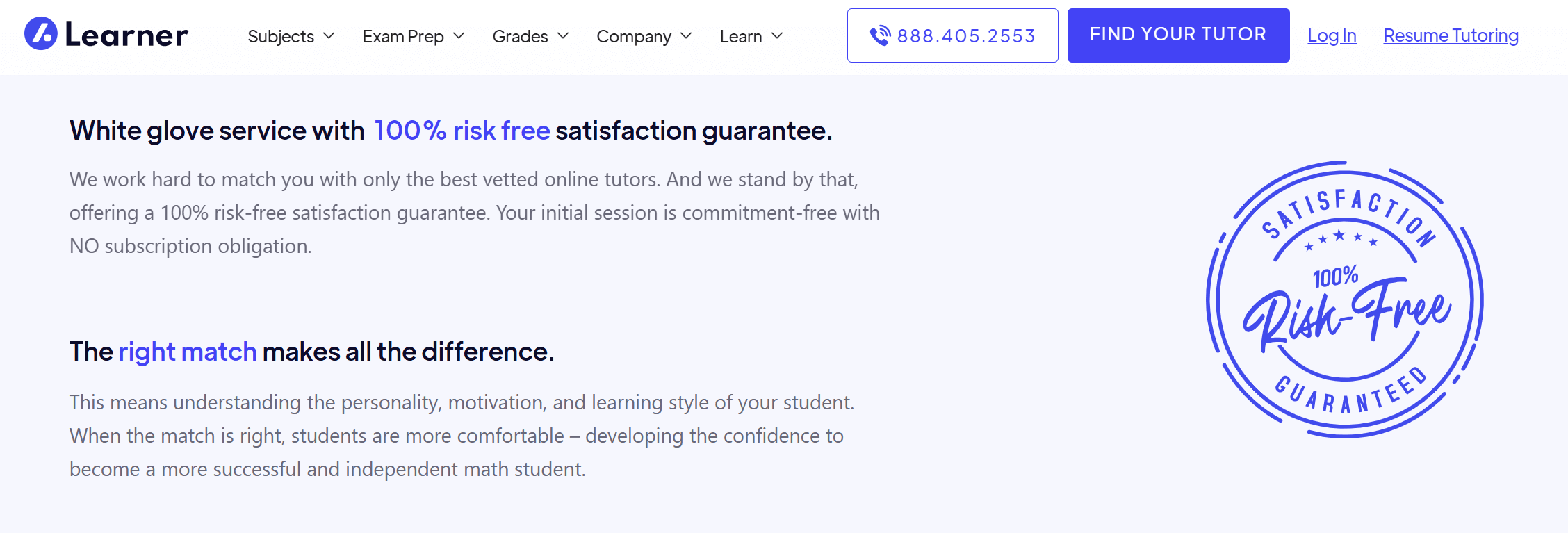 Does the Learner tutoring have free features?