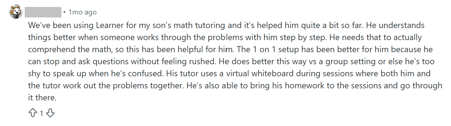 Is Learner Tutoring Worth the Price?