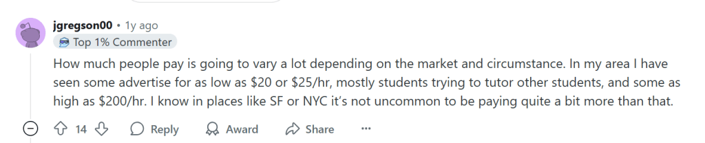How much does a reading tutor cost Reddit reviews