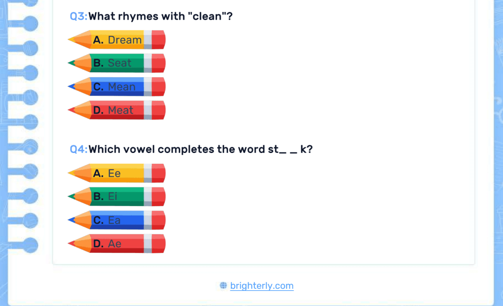 Sight words for 2nd graders worksheets: Examples