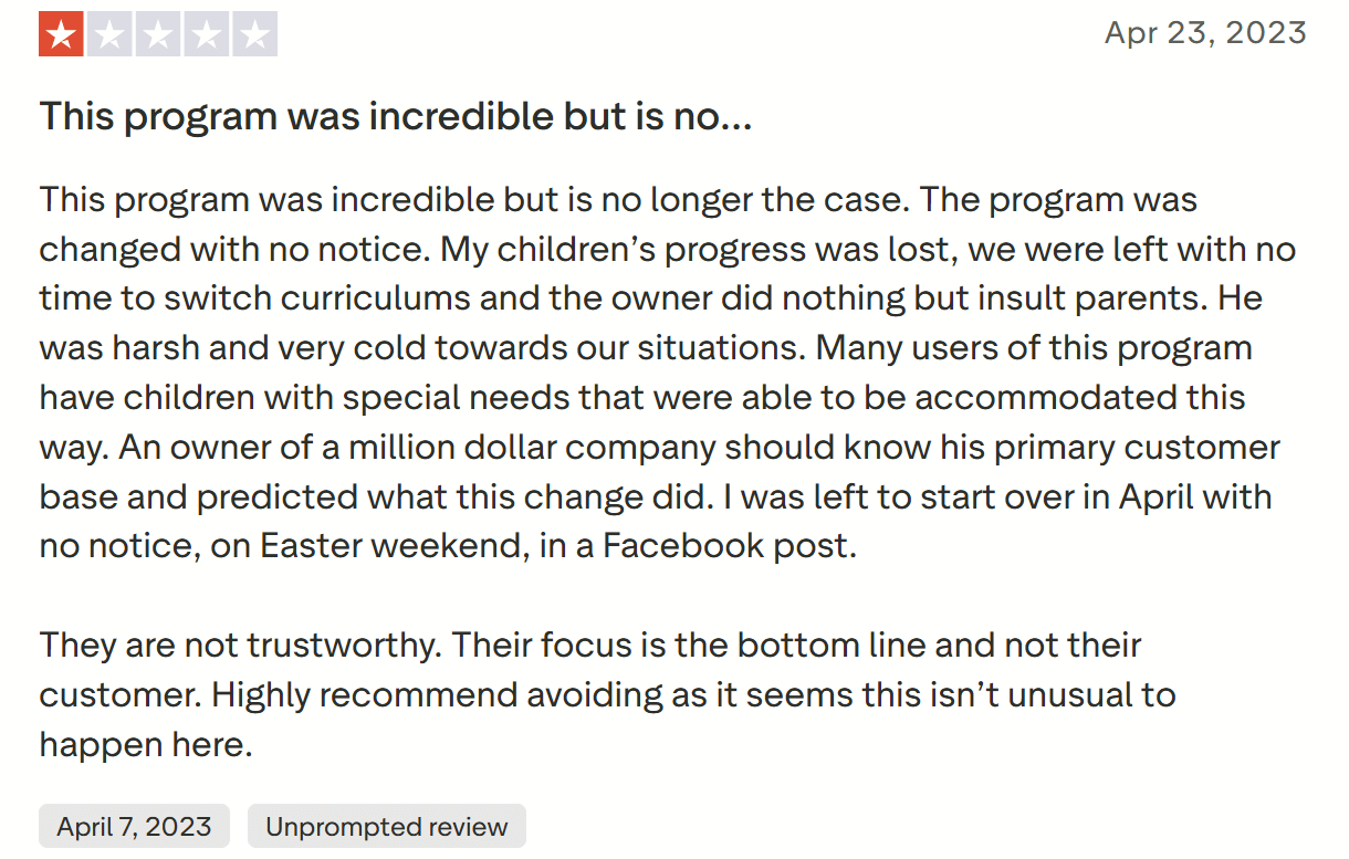 Power Homeschool reviews