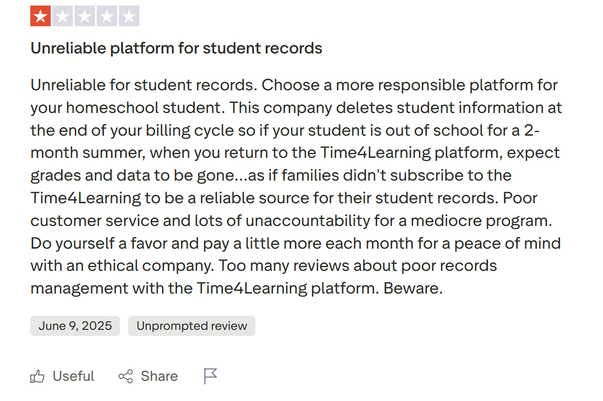 Time4Learning reviews