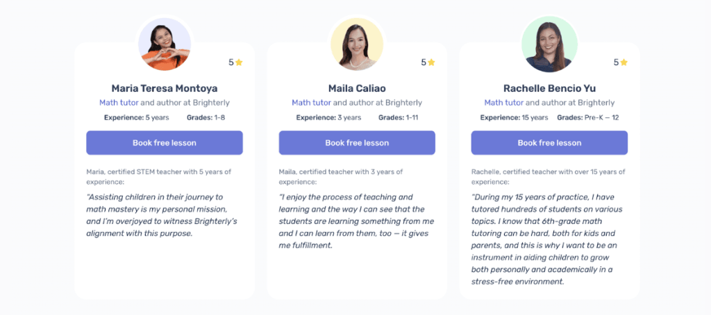 Why Brighterly stands out among the competitors