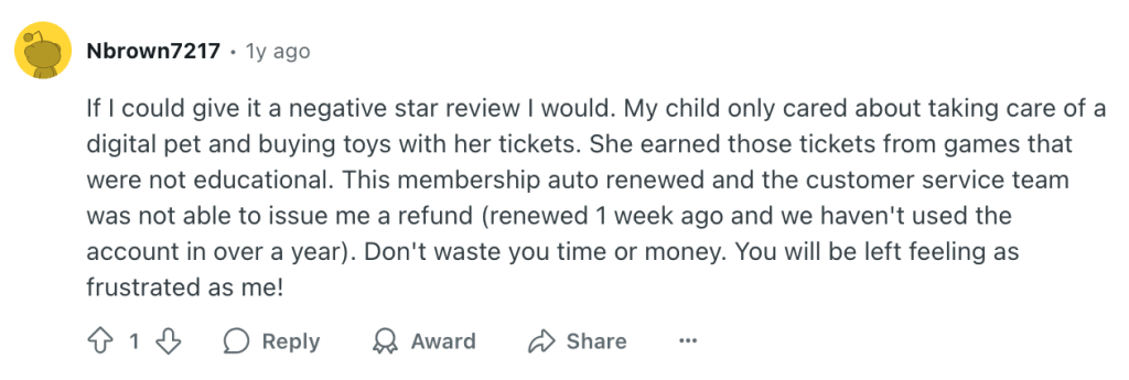 How to cancel ABCmouse: User reviews