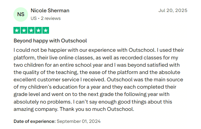 Best homeschool curriculum to teach reading: Outschool