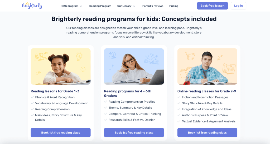 Common Core-aligned reading and math programs 