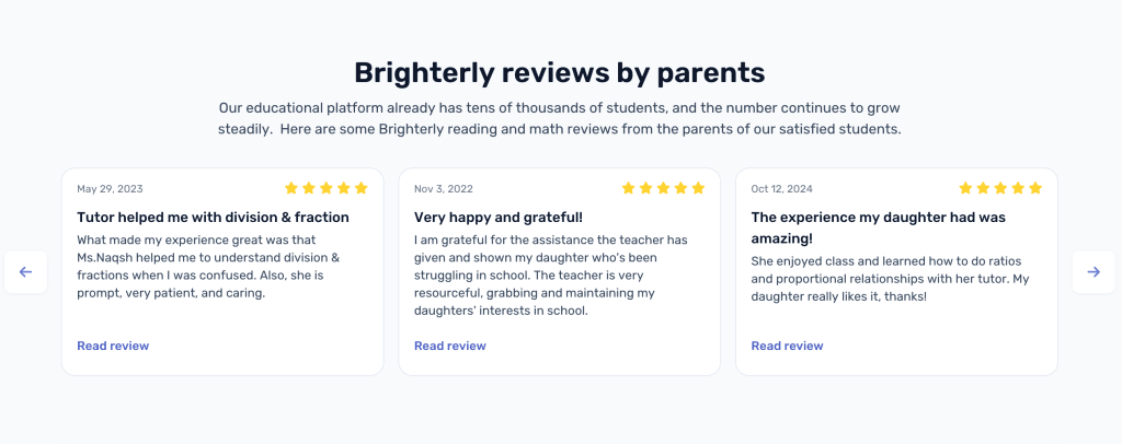 Tutors beloved by parents and students
