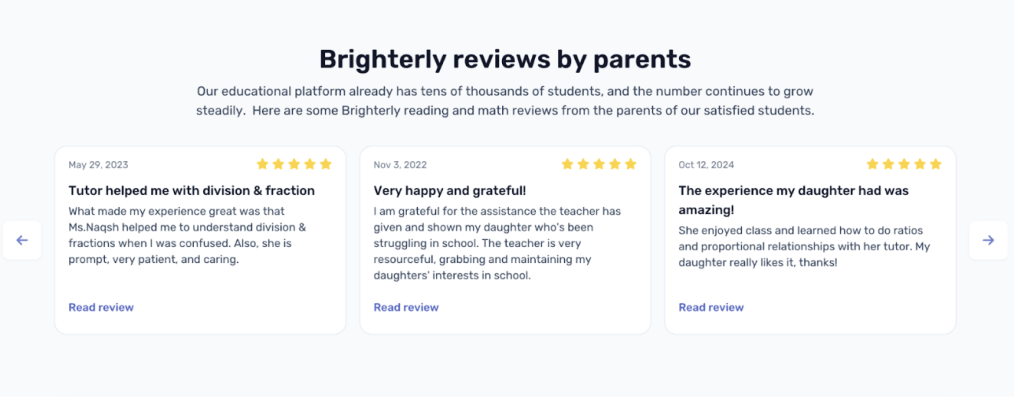 Highly qualified, supportive tutors