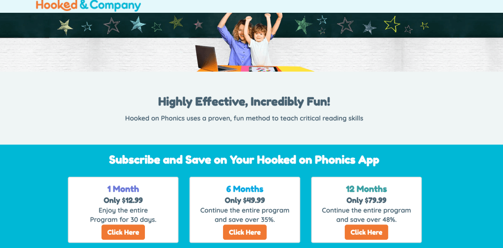 Hooked on Phonics: Pricing