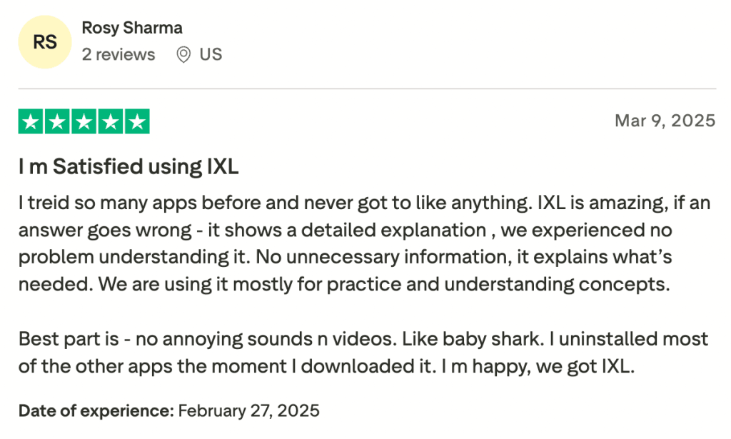 IXL reviews