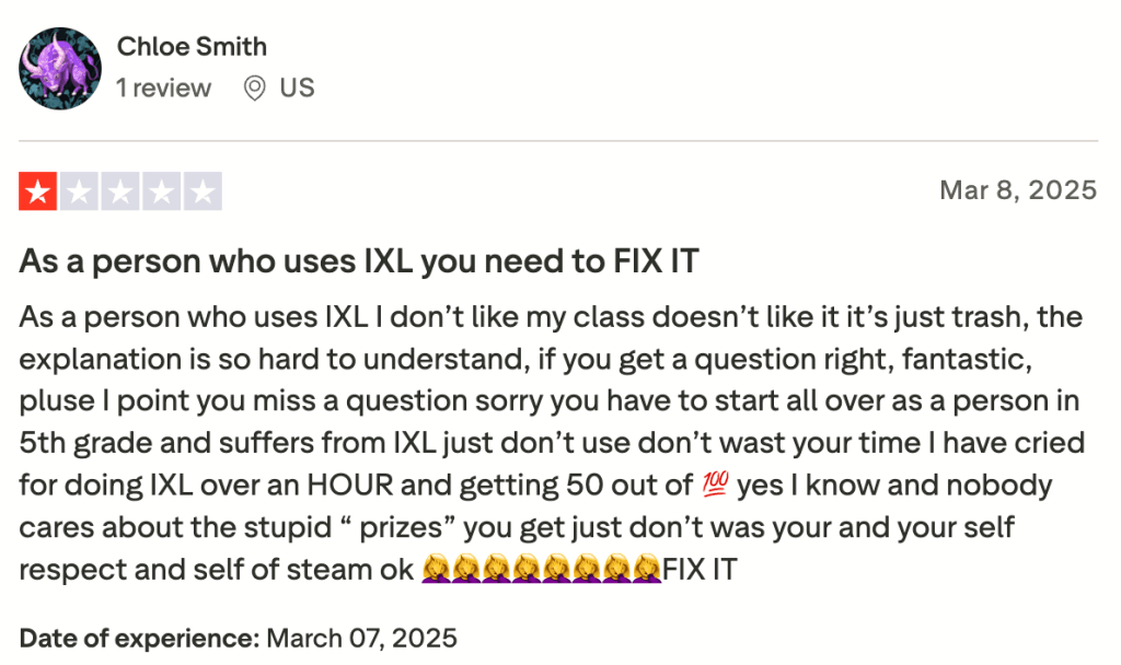 IXL reviews