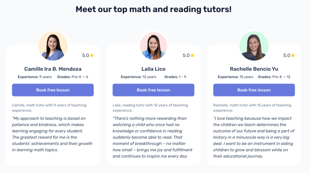 Brighterly: Key features