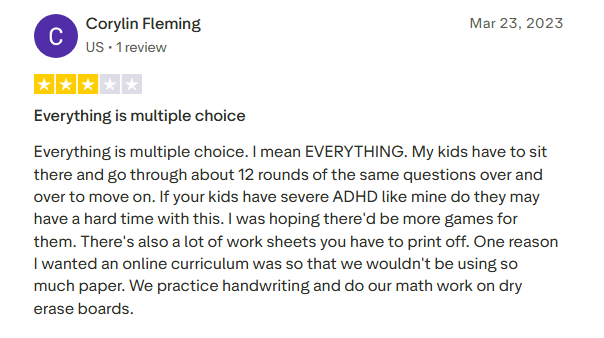 Miacademy homeschool curriculum review: Overall effectiveness