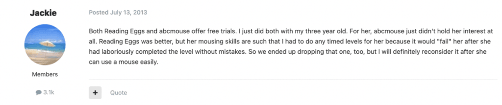 Reading Eggs reviews