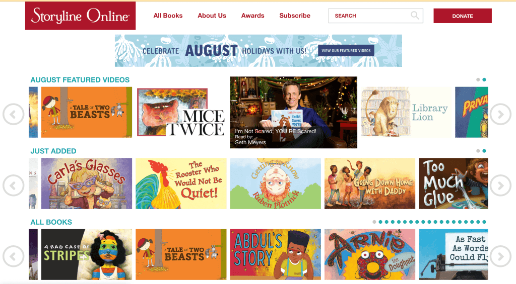 Storyline Online: Best free reading websites for kids