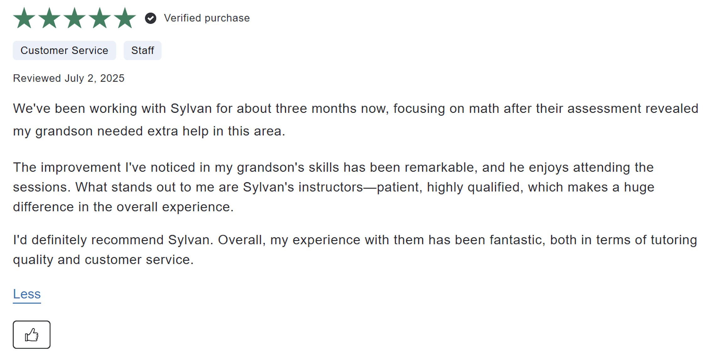 The Sylvan Reviews: Customer Support