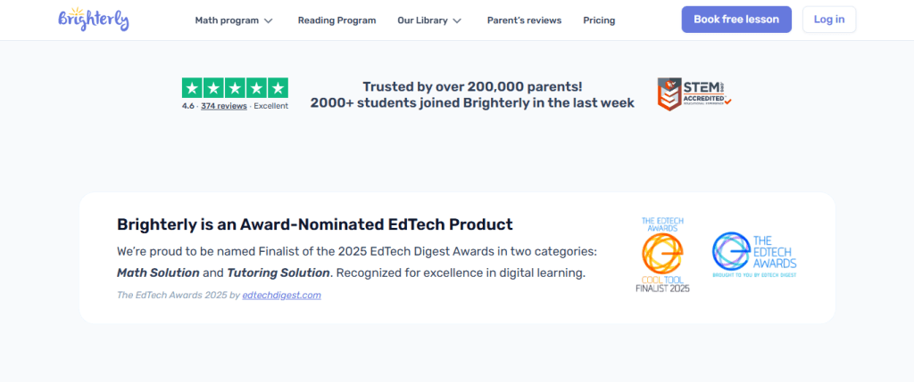 What is Brighterly homeschool reading curriculum