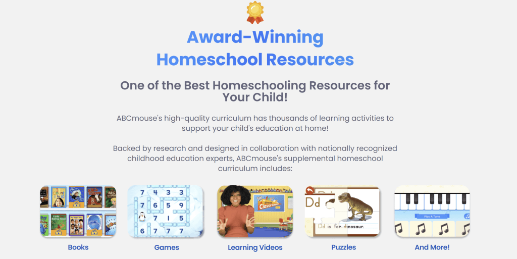Is ABCmouse a homeschool curriculum?