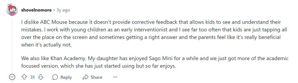 Common complaints about ABCmouse