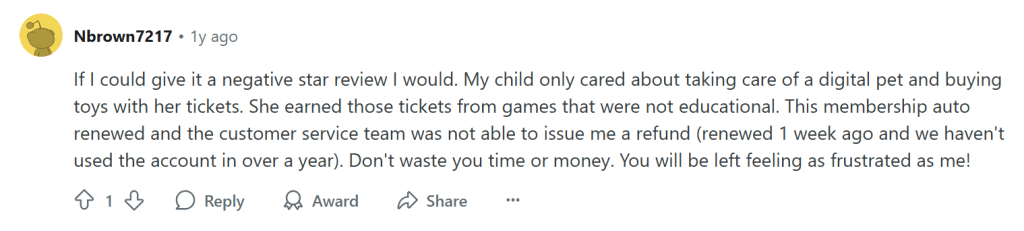 Common complaints about ABCmouse