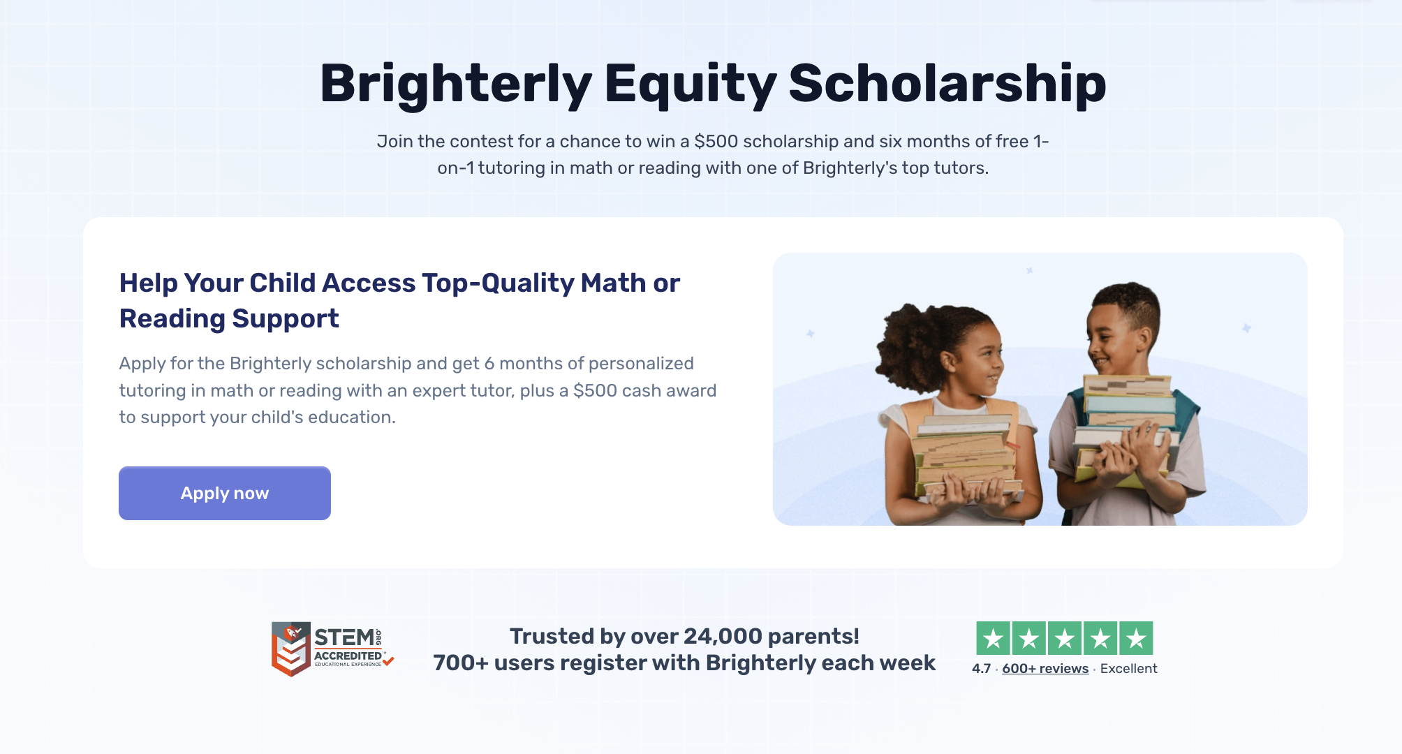 Brighterly Equity Scholarship