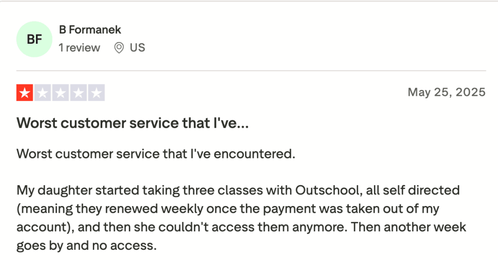 Outschool reviews complaints: Teacher and parent perspectives