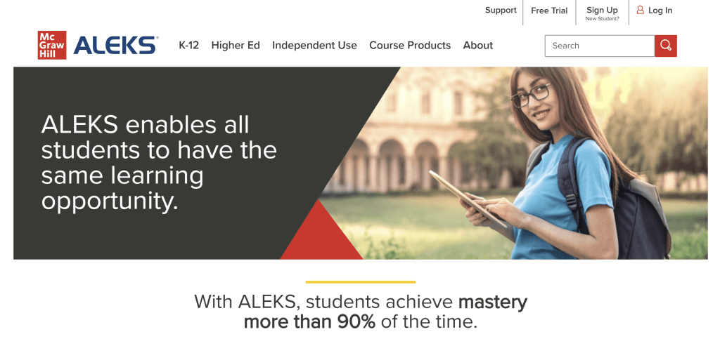 #3 Aleks middle school website