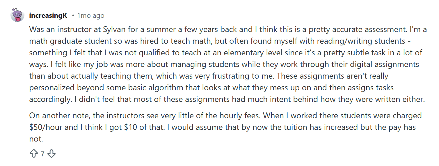 Mathnasium vs Sylvan vs Brighterly Reddit & Trustpilot reviews