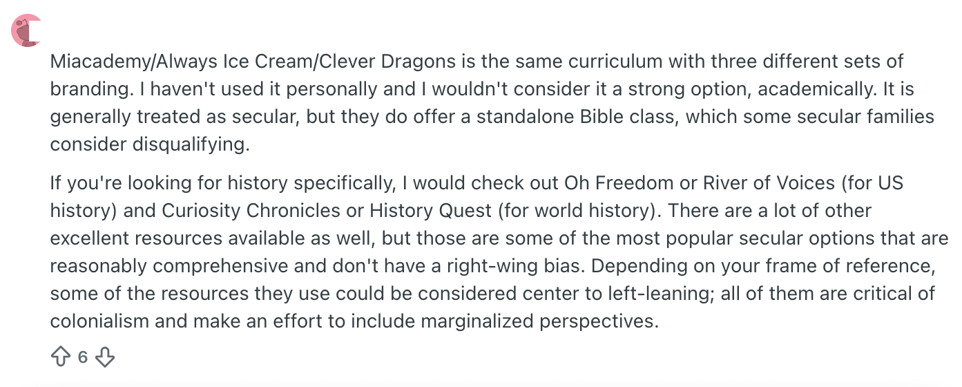 Is Miacademy Secular or Christian?