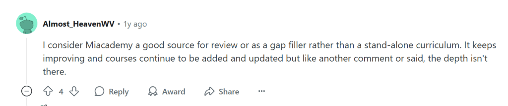 Miacademy reviews Reddit: What parents 