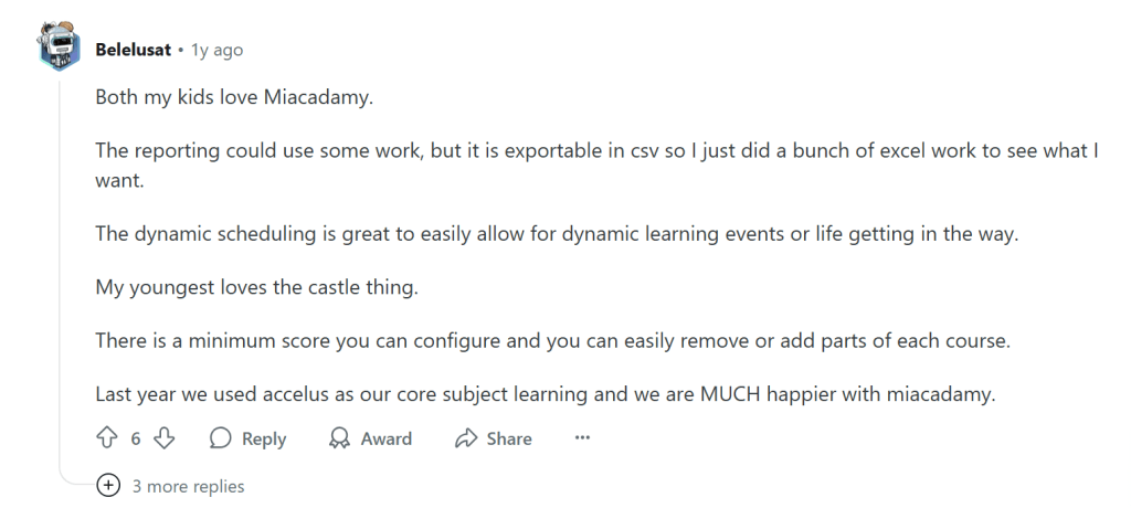 Miacademy reviews Reddit: What parents 