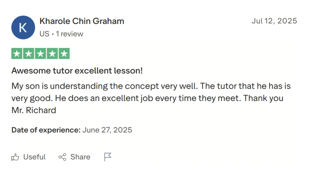 Outstanding math and reading tutors who make learning fun