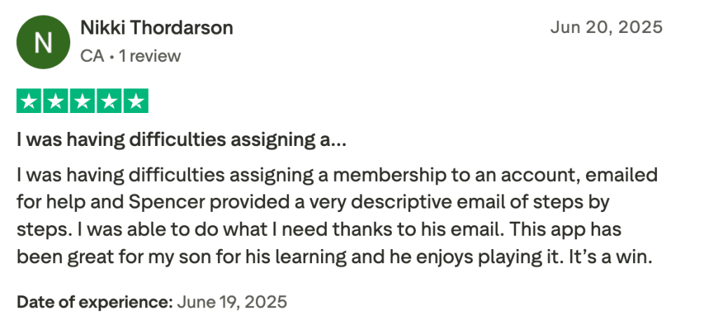 Prodigy ratings: Is the interface easy to use?