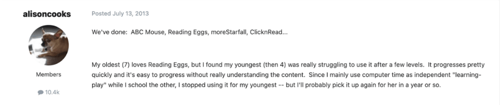 Reading Eggs reviews
