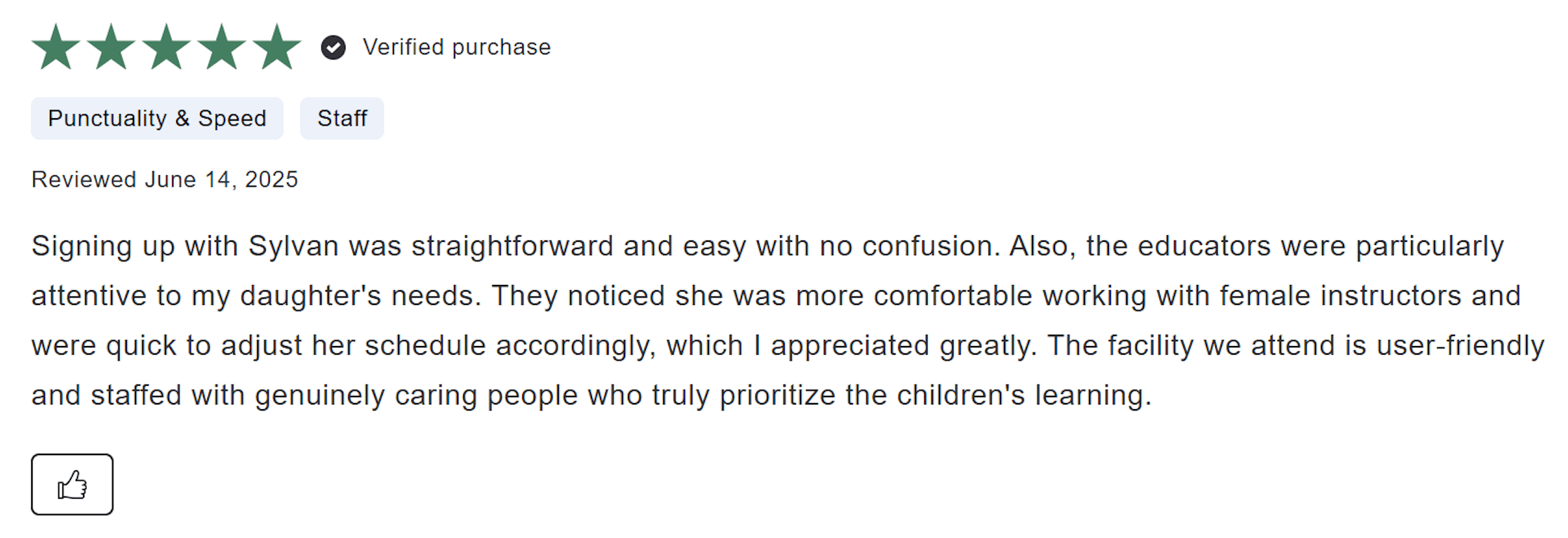 Score Summary & What Parents Are Saying