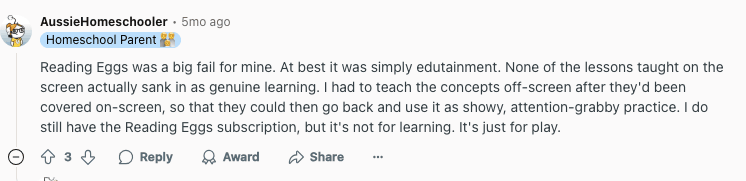 What are the pros and cons of Reading Eggs?