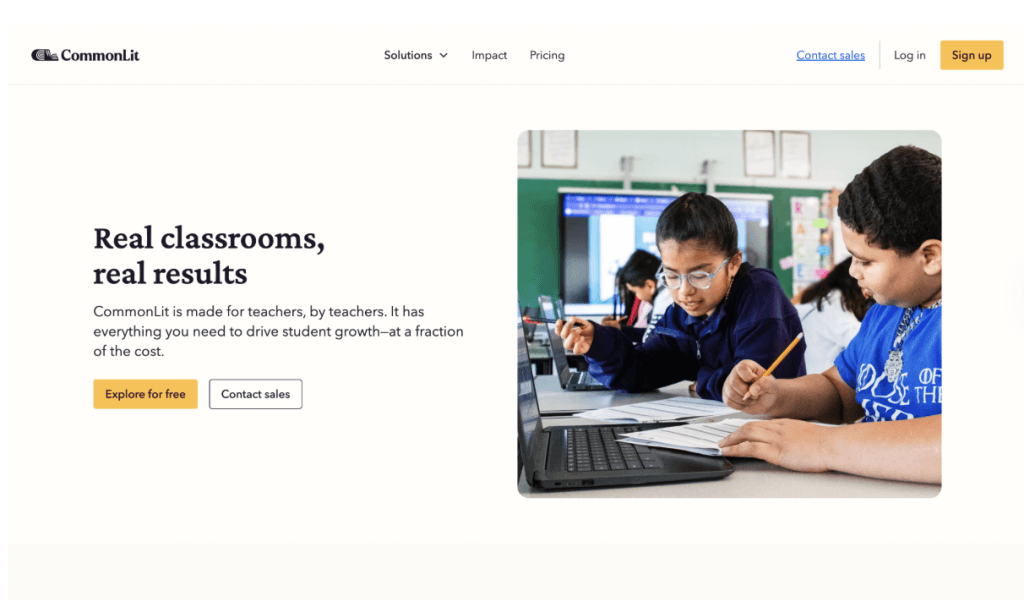 #9 ELA website: CommonLit