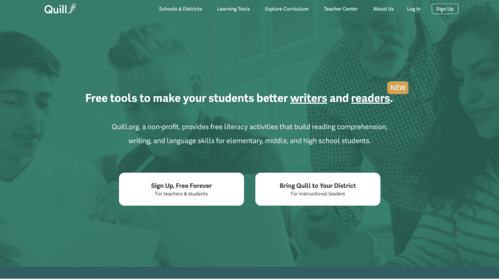 #10 ELA website: Quill 