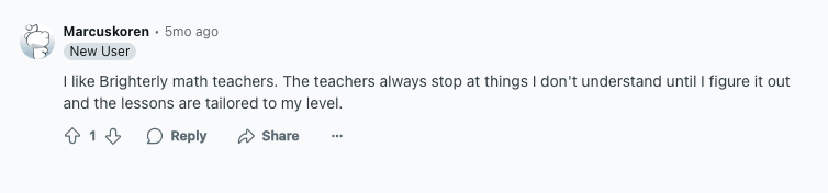 Brighterly math and reading reviews