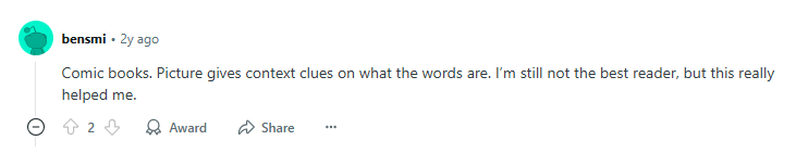 Helping dyslexic readers using visualization