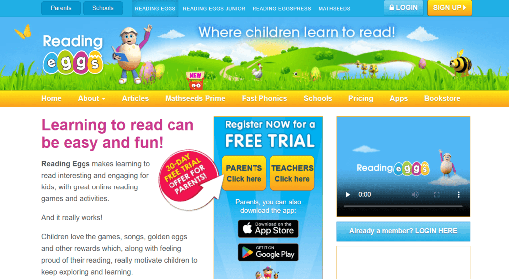 How much does Reading Eggs cost?