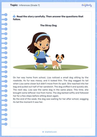 Making Inferences Worksheet 1