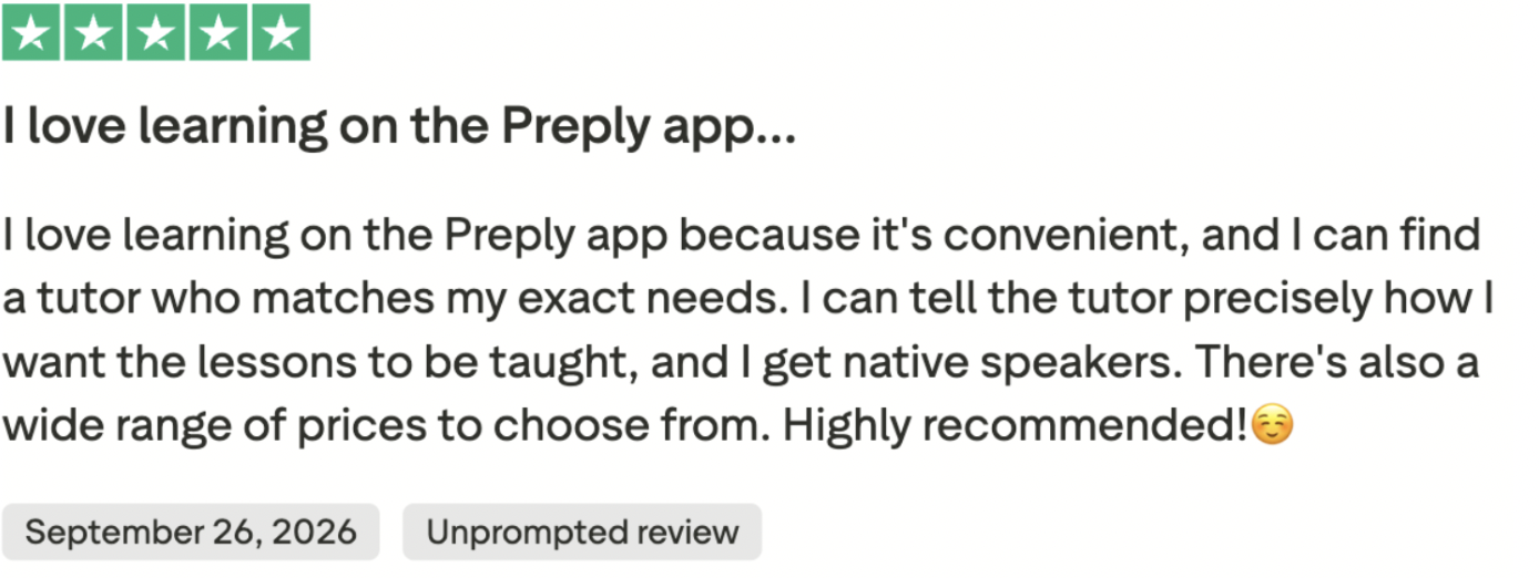 Preply Reviews: Learning Approach