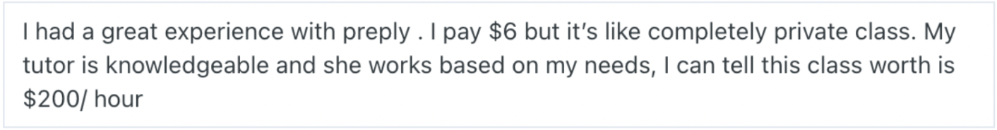 What Users Say About Preply Pricing