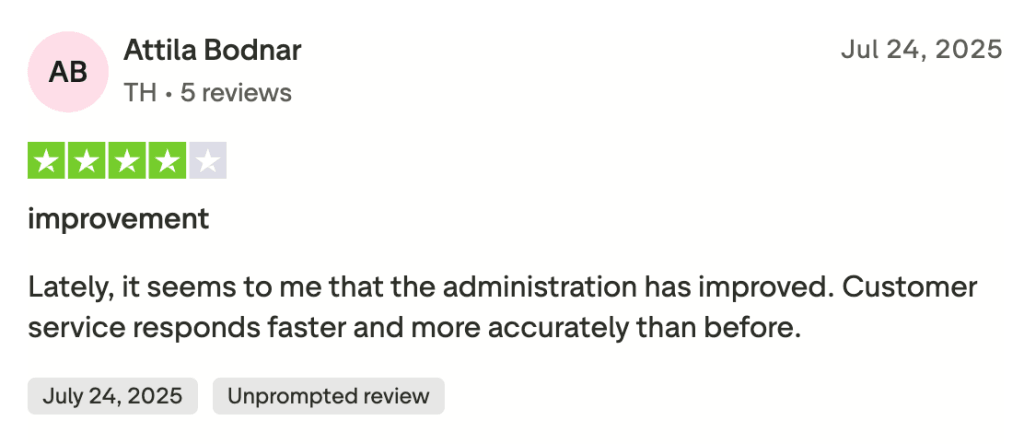 Reviews of Preply: Customer service ratings