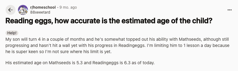 Reading Eggs review: Effectiveness of the app